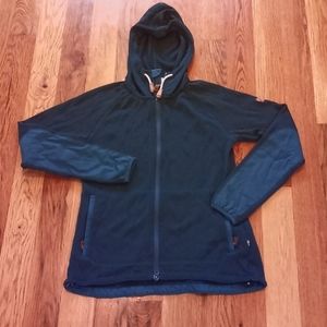 Fjallraven teal Womens Ovik hoodie zip-up size S